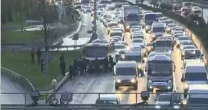 İstanbul’da sabah trafiği