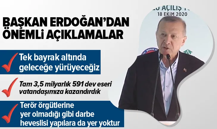 Başkan Erdoğan'dan önemli açıklamalar