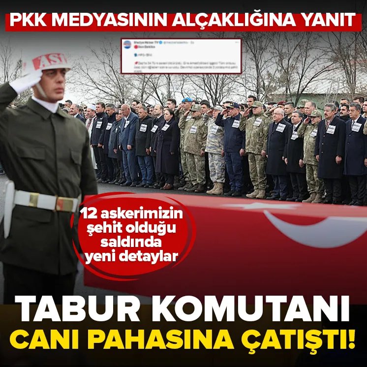 Tabur komutanı yaralanmasına rağmen çatıştı