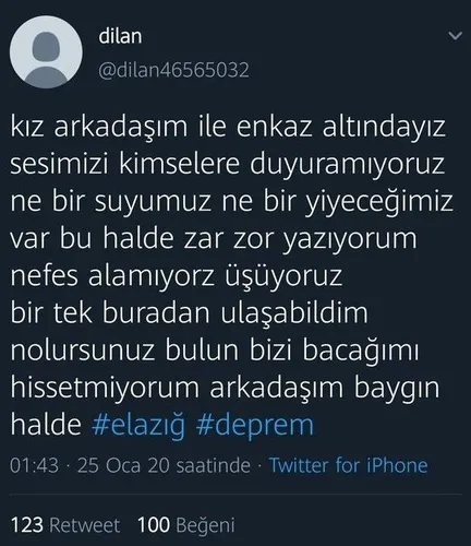 Elazığ depremi sonrası sosyal medyada alçak oyun! - 2