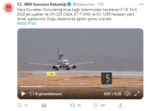 Son dakika: Doğu Akdeniz gövde gösterisi! MSB'den flaş açıklama - 1
