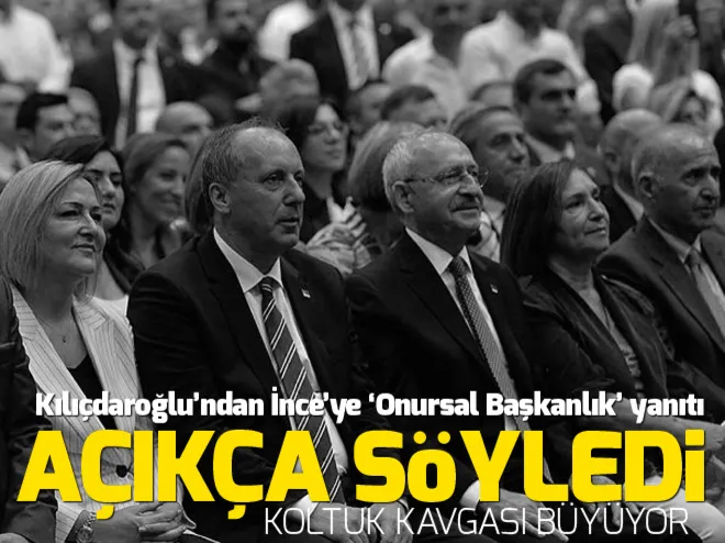 Kılıçdaroğlundan İnceye mesaj: Koltuğu vermem