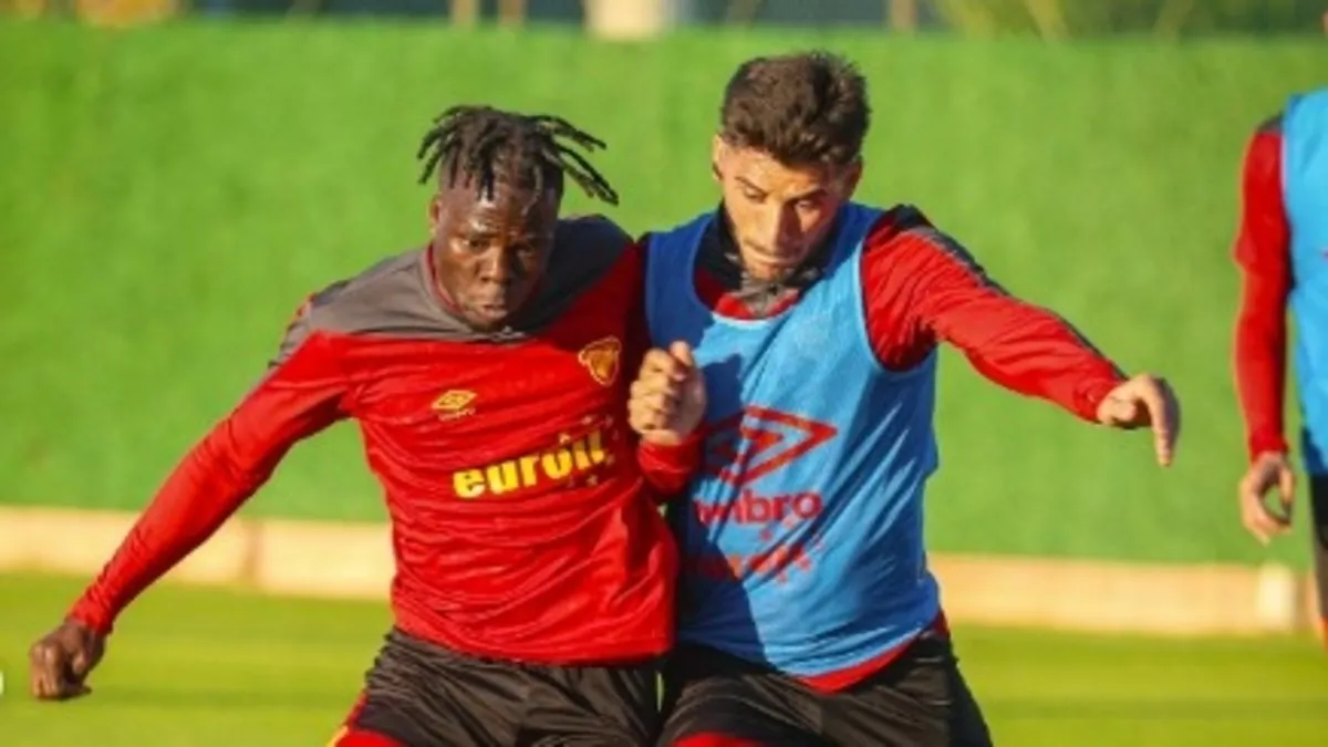 Göztepe Gençlerbirliği maçının hazırlıklarını sürdürdü