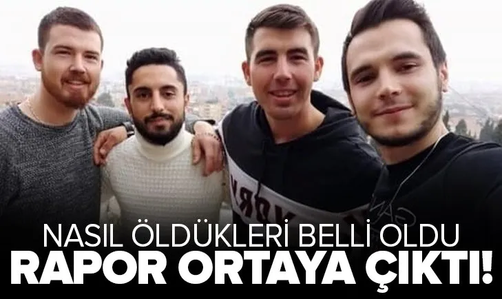 Manisa'da 4 gencin nasıl öldükleri ortaya çıktı! İşte jandarmanın hazırladığı kriminal rapor