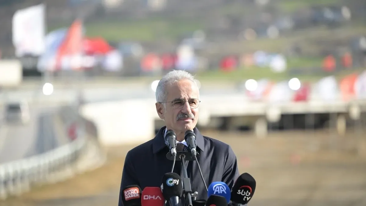 Bakan Uraloğlu duyurdu! Ankara-Samsun arası 2,5 saate düşecek