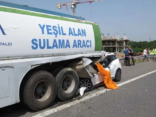 Kuzey Marmara Otoyolu'nda feci kaza! - 1