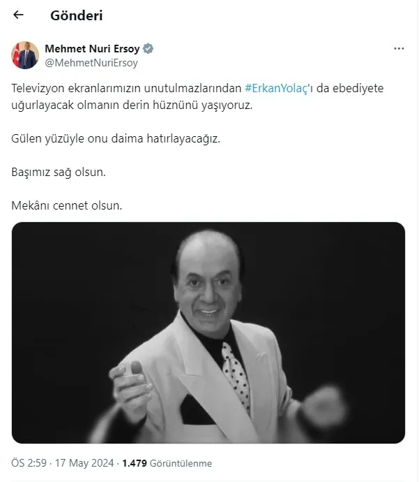 Ünlü sunucu Erkan Yolaç hayatını kaybetti! Başkan Erdoğan'dan taziye mesajı - 2