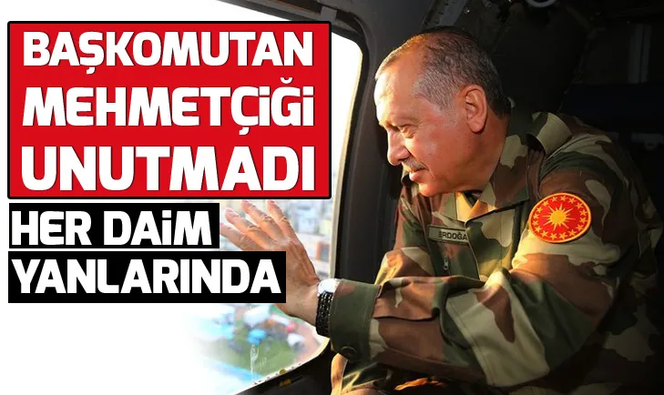 Başkan Erdoğan yeni yılda Mehmetçiği unutmadı