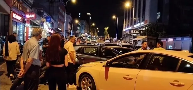 Ataşehir'de alkollü sürücüye meydan dayağı
