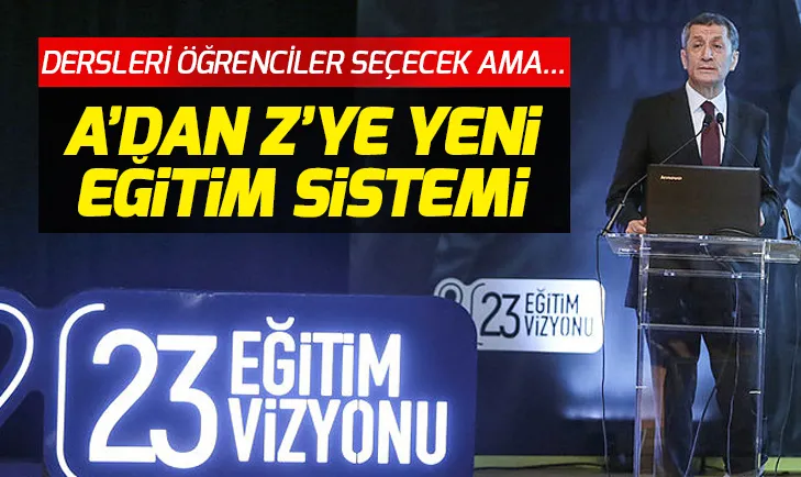 Son dakika eğitim sistemi değişti mi? Yeni eğitim sistemi 2019 nasıl olacak? Lise ders seçimi nasıl yapılacak?