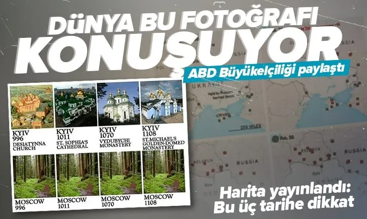 Dünya bu fotoğrafı konuşuyor: ABD Büyükelçiliği Twitter hesabından paylaştı! New York Times da harita yayınladı: Bu üç tarihe dikkat