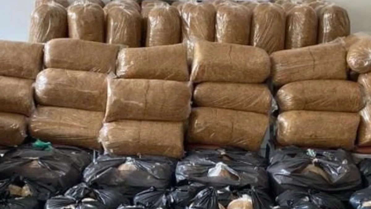 Kırşehir'de yolcu otobüsünde 42 kilogram kaçak tütün ele geçirildi