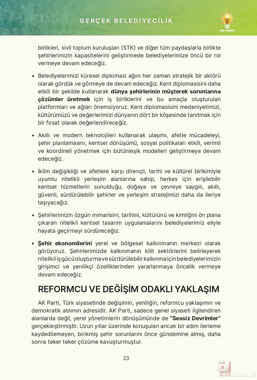 İşte AK Parti'nin yerel seçim beyannamesi! 85 milyonu ilgilendiriyor: Gençlerden yaşlılara, aileden engelliye... 19