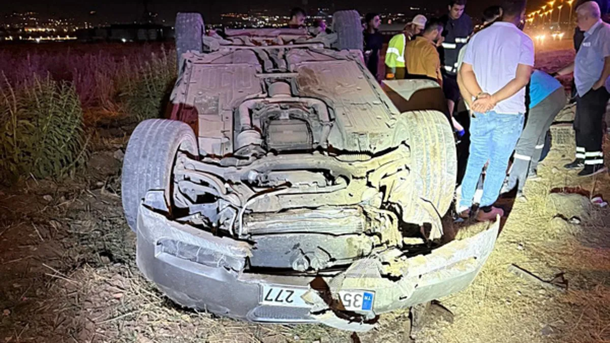 Batman'da otomobil takla attı: 1 yaralı