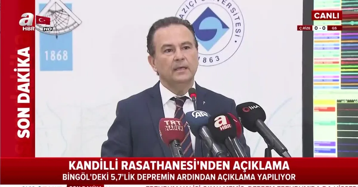 Kandilli Rasathanesi'nden flaş Bingöl depremi açıklaması: 57 artçı deprem meydana geldi