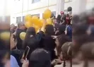 Helyum gazlı balon patladı! O anlar kamerada