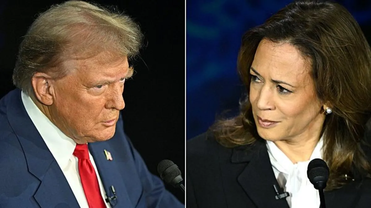 Beyaz Saray yolunda tarihi düello! Donald Trump ve Kamala Harris canlı yayında kozlarını paylaştı