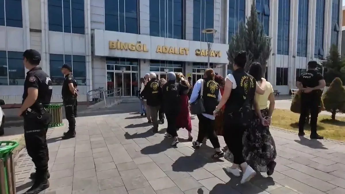 Bingöl'de hırsızlık operasyonu: 10 gözaltı