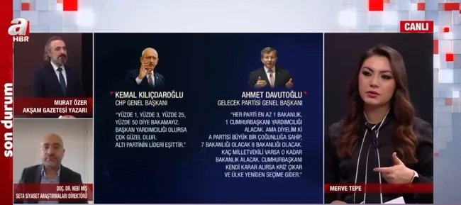 6’lı masa sivil darbe mi planlıyor? 6 lider cumhurbaşkanı ile aynı imza yetkisine mi sahip olacak?