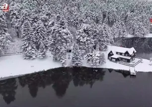 Bolu’nun incisi beyaza büründü