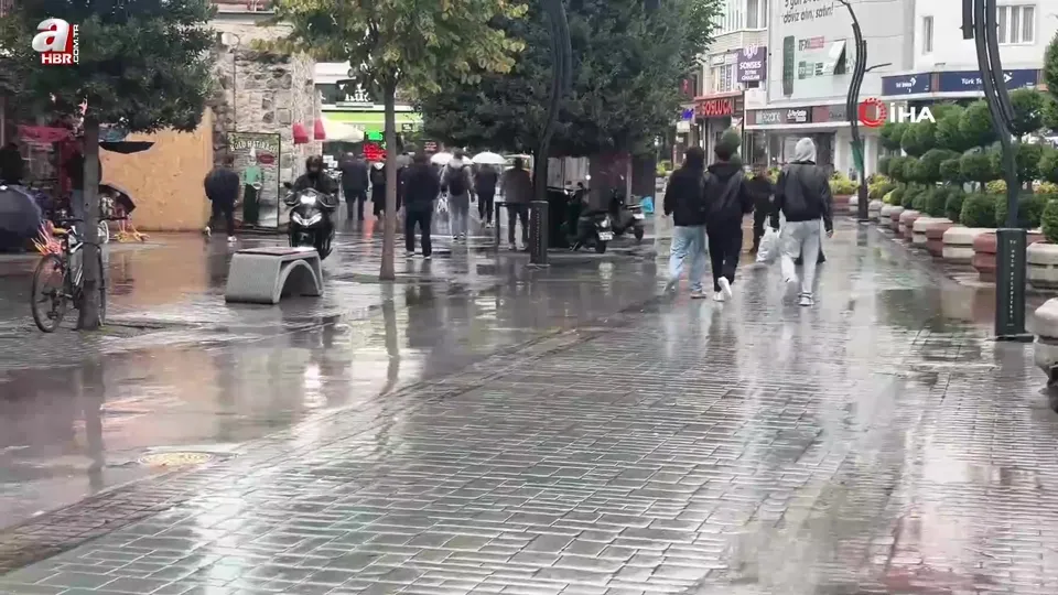 Bolu’da yağmur yağışı etkili oluyor