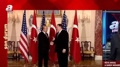Çavuşoğlu Pompeo ile görüştü