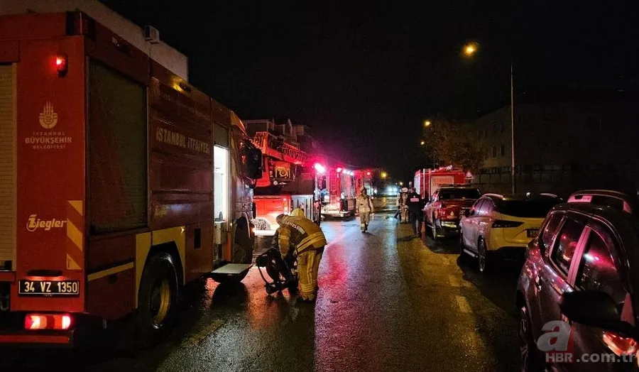 Arnavutköy'de korku dolu anlar! İş yerinde yangın: 1'i ağır 3 yaralı 3