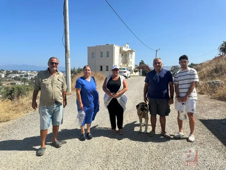 Bodrum'da susuz yaz! Yüzme havuzu ve çöp kutusunu su deposu olarak kullanıyorlar | Vatandaş isyan etti