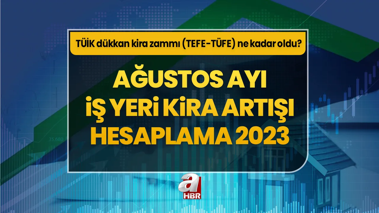 TÜİK dükkan kira zammı (TEFE-TÜFE) belli oldu mu? İş yeri kira artışı hesaplama 2023 | Ağustos ayı kira zammı ne kadar, kaç TL?