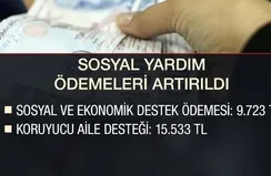 Sosyal yardım ödemeleri artırıldı