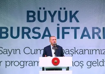 Cumhurbaşkanı Erdoğan Bursa'da konuştu