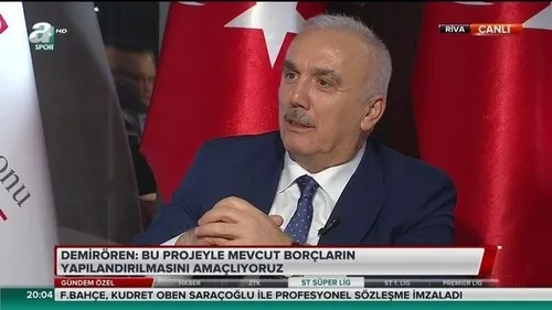 Türk futbolunda devrim! Yıldırım Demirören ve Hüseyin Aydın canlı yayında açıkladı...