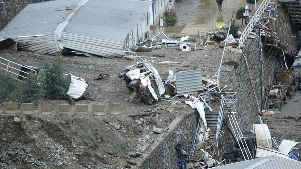 Artvin'de sel felaketi! Yusufeli Barajı havadan böyle görüntülendi