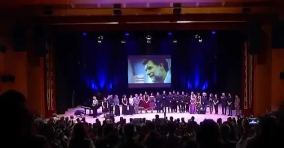 CHP'li İBB’den konser salonunda Gezi finansörü Osman Kavala propagandası!