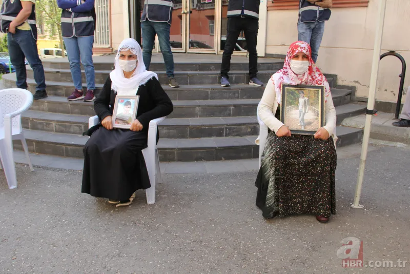 HDP'lilerden büyük terbiyesizlik! Evlat nöbetindeki aileler sinir krizi geçirdi 5