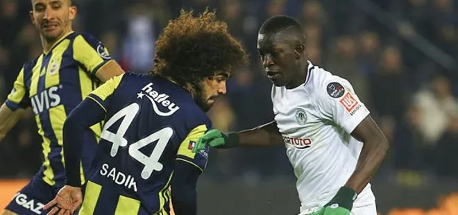 Fenerbahçe, Konyaspor engelini geçemedi