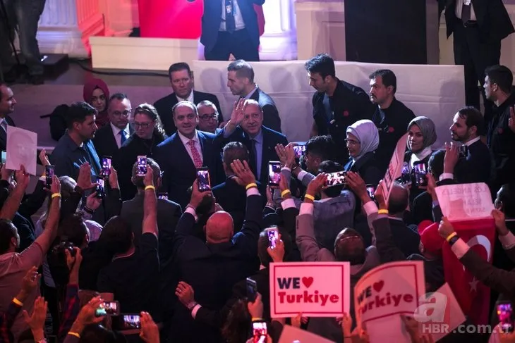 Başkan Recep Tayyip Erdoğan'a ABD'de sevgi seli