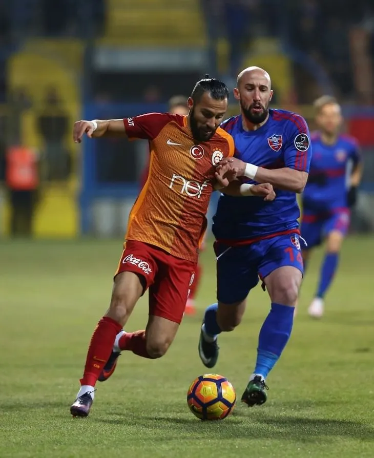 Kardemir Karabükspor - Galatasaray maçından kareler