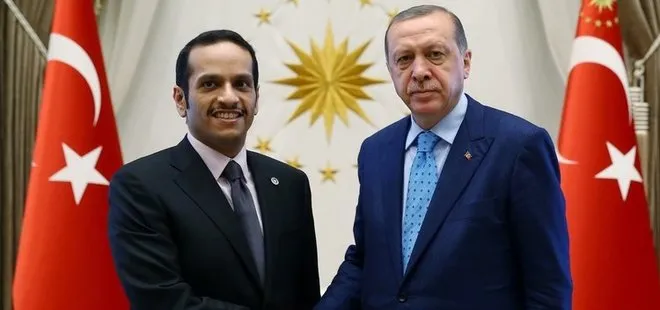 Cumhurbaşkanı Erdoğan, Al Sani ile görüştü