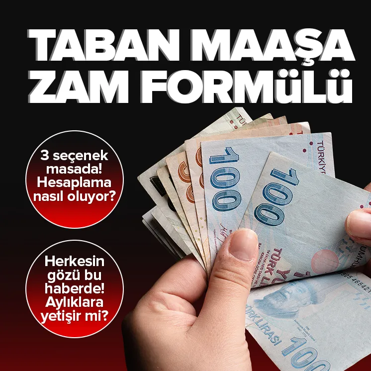 Emekliye taban maaş zammında 3 formül