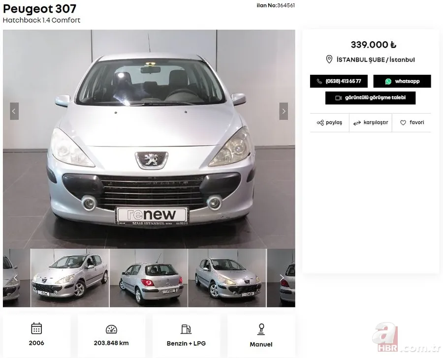 197 bin TL'ye satılık araç var! 2. El araç fiyatlarını yeniledi! İşte Volkswagen, Hyundai, Fiat, Renault, Peugeot, Opel… 12