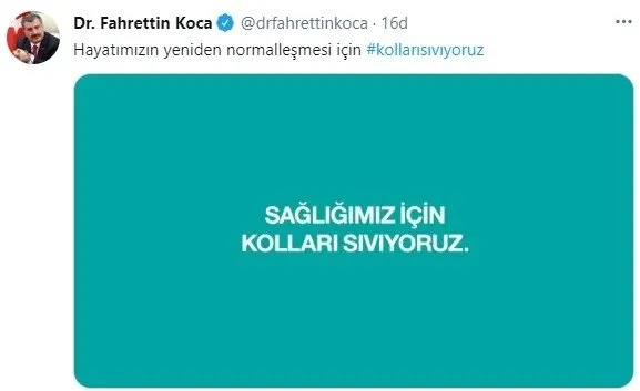Son dakika: Sağlık Bakanı Fahrettin Koca'nın başlattığı aşılama kampanyasına ilk destek Karadeniz'den - 2