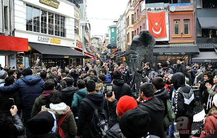 Taraftarlar Beşiktaş-Fenerbahçe derbisine hazır