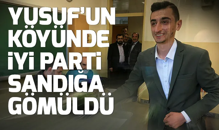Yusufun köyünde İyi Parti sandığa gömüldü