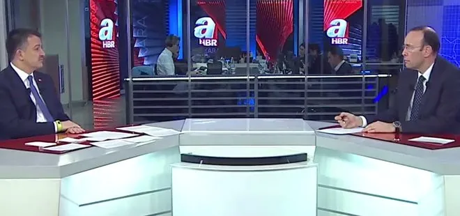 Son dakika: Tarım Bakanı Bekir Pakdemirli’den A Haber’de açıklamalar