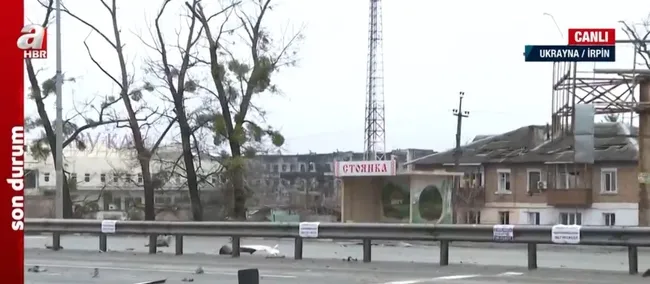 Rusya-Ukrayna savaşı 38. gününde! A Haber Rusların çekildiği İrpin’de