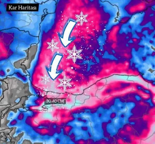 Son dakika: Sibirya'dan İstanbul'a kar geliyor! Aybar Kar Fırtınası Türkiye'yi vuracak | Meteoroloji o illeri ve tarihi açıkladı - 2