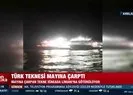 Kırklareli’nde Türk teknesinde patlama