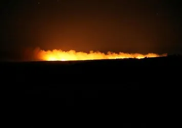 Bulgaristan - Türkiye sınırındaki yangın Edirne'deki köyleri tehdit ediyor