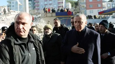 Deprem bölgesinde Erdoğan’a tam destek